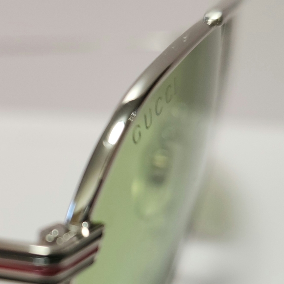 Gucci Pilot Sunglasses GG1051S Light Green Tint - Picture 9 of 16